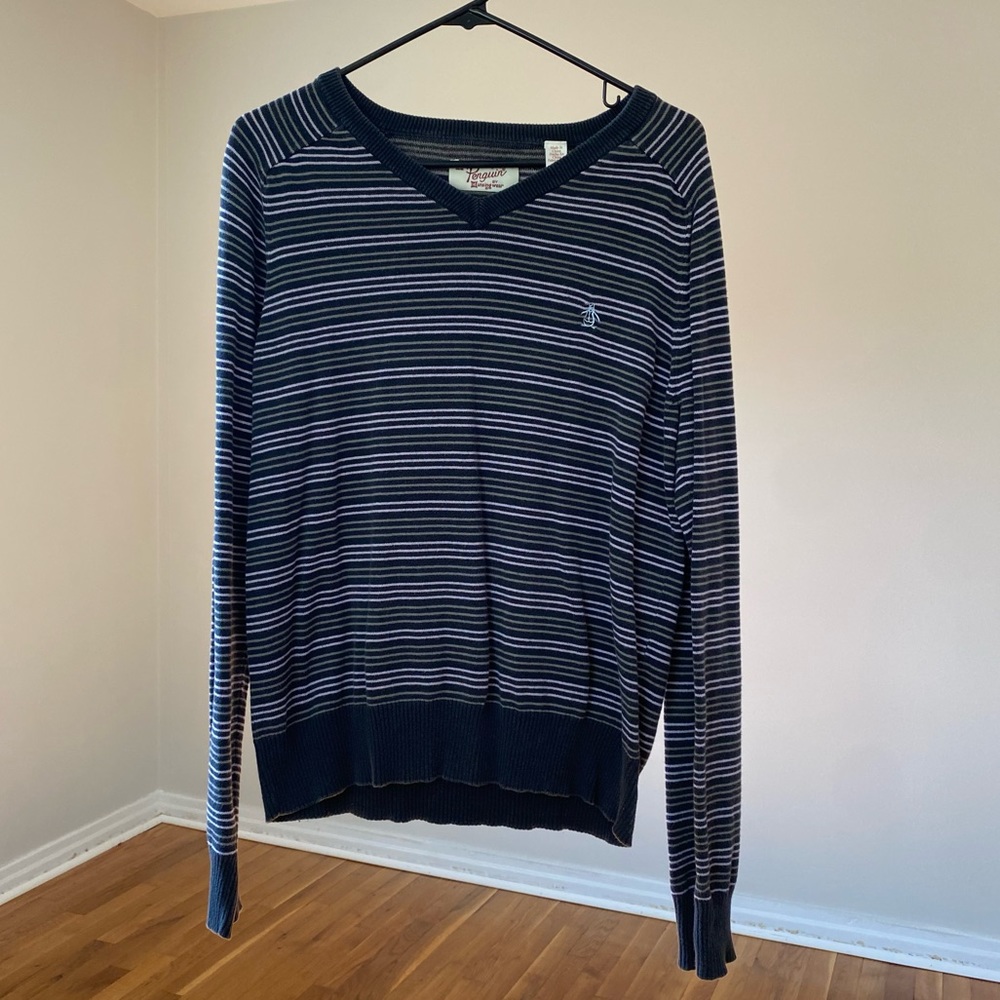 Penguin V-Neck Sweater